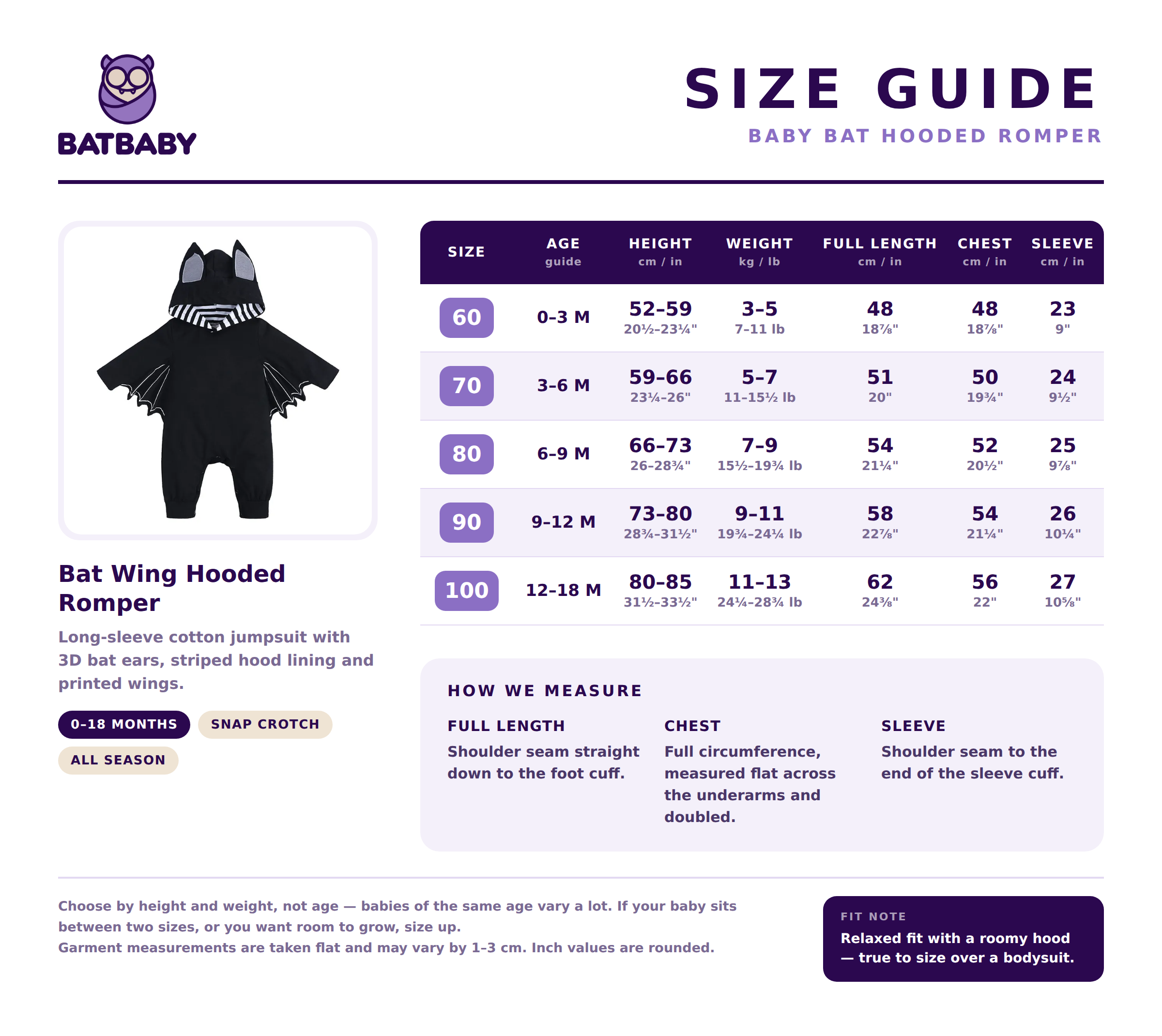 Size guide